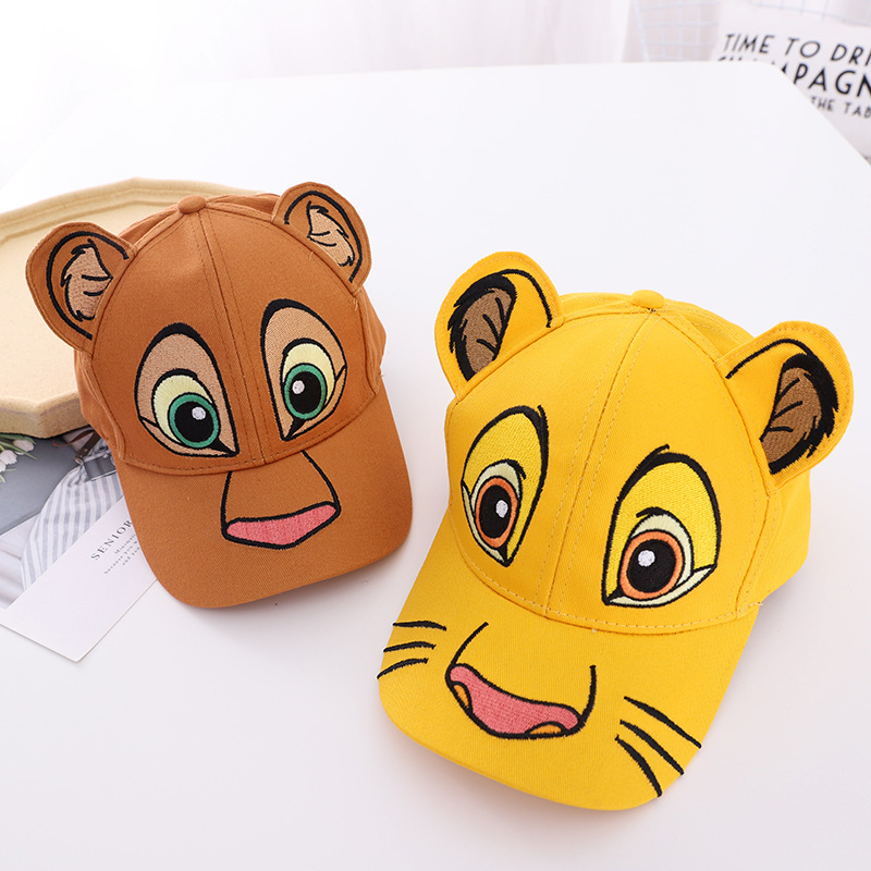 Embroidery Pashmina - Disney sevimli şapkalar aslan kral siperliği