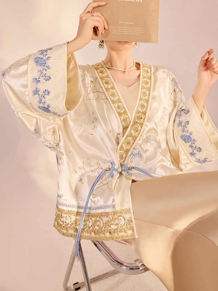 Embroidery A - 2026 İlkbahar Lüks Yeni Çin Kelebek