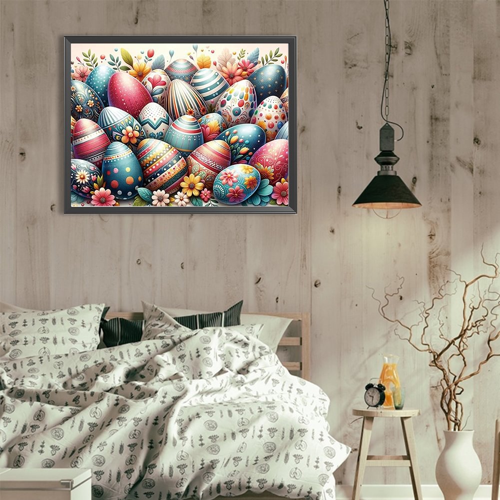 Embroidery Egg - Elmas Boyama Aile Seti Tam Peri