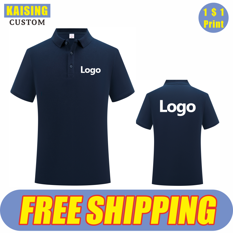 Embroidery Men Shirt - KAISING yüksek kaliteli saf pamuk Polo