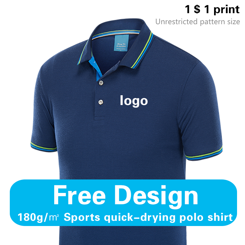 Embroidery Men Shirt - Yaz ucuz kısa kollu logo özelleştirme