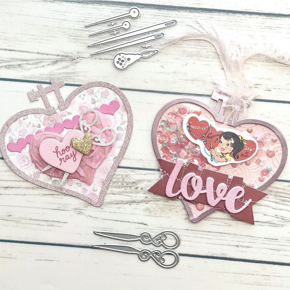 Embroidery Zone - KSCRAFT kalp gergef Metal kesme ölür