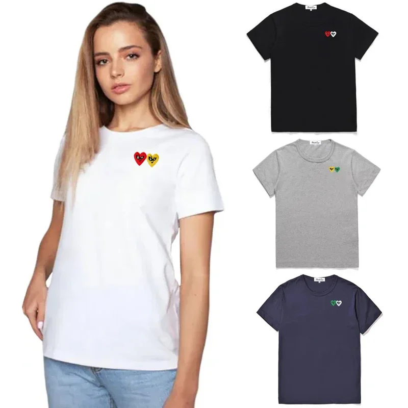 Embroidery Egg - Mola yumurta kadın T-shirt sevimli çift