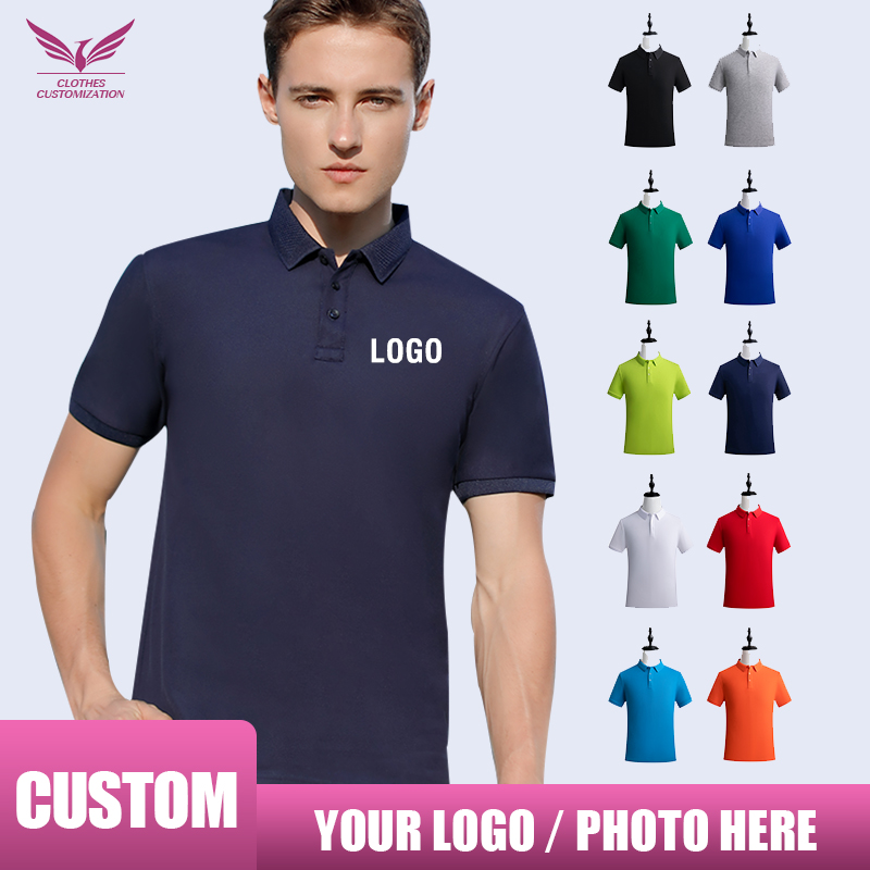 Embroidery Men Shirt - Kişilik özelleştirme polo GÖMLEK özel nakış