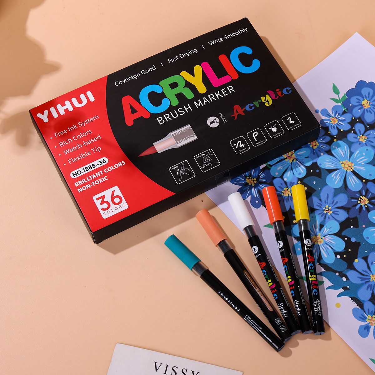 12-60 Renk Akrilik Kalem Seti  - Embroidery Egg incelemesi ve fiyatı
