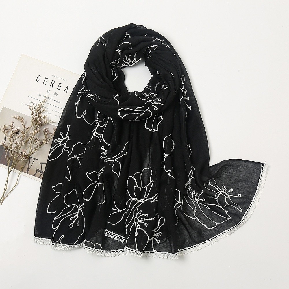 Çok Yönlü Zarif Tesettür Eşarp - Embroidery Hijab incelemesi ve fiyatı