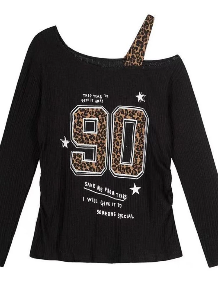 Y2K Patchwork Leopar Desenli T - Embroidery A incelemesi ve fiyatı
