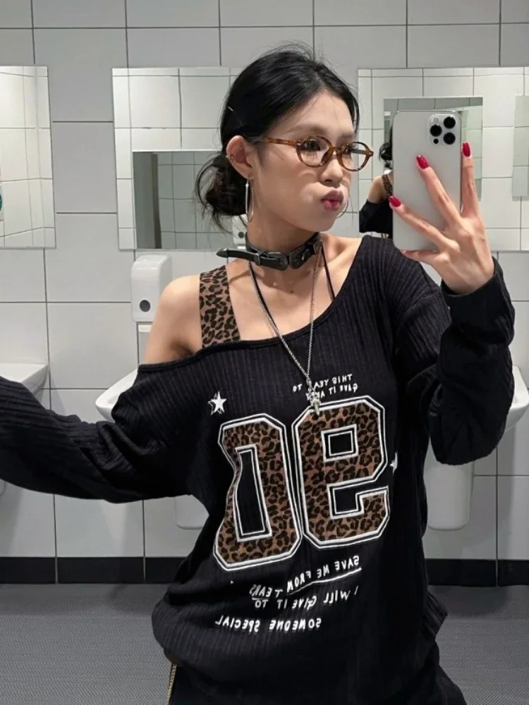 Y2K Patchwork Leopar Desenli T - Embroidery A incelemesi ve fiyatı