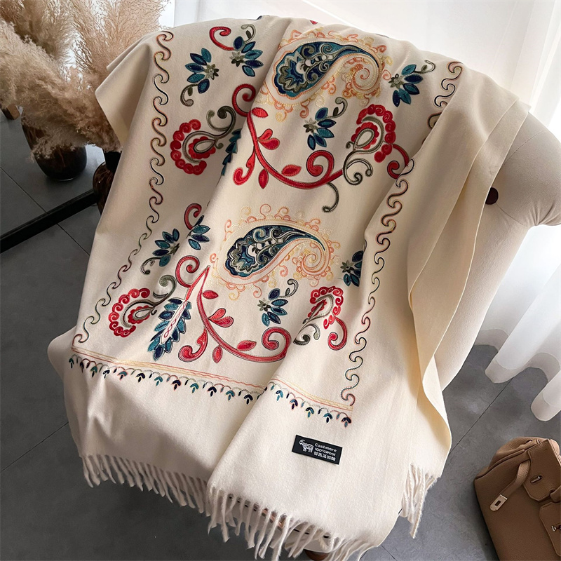 2024 moda eşarp kış kalın şal  - Embroidery Pashmina incelemesi ve fiyatı
