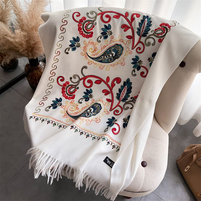 2024 moda eşarp kış kalın şal  - Embroidery Pashmina incelemesi ve fiyatı