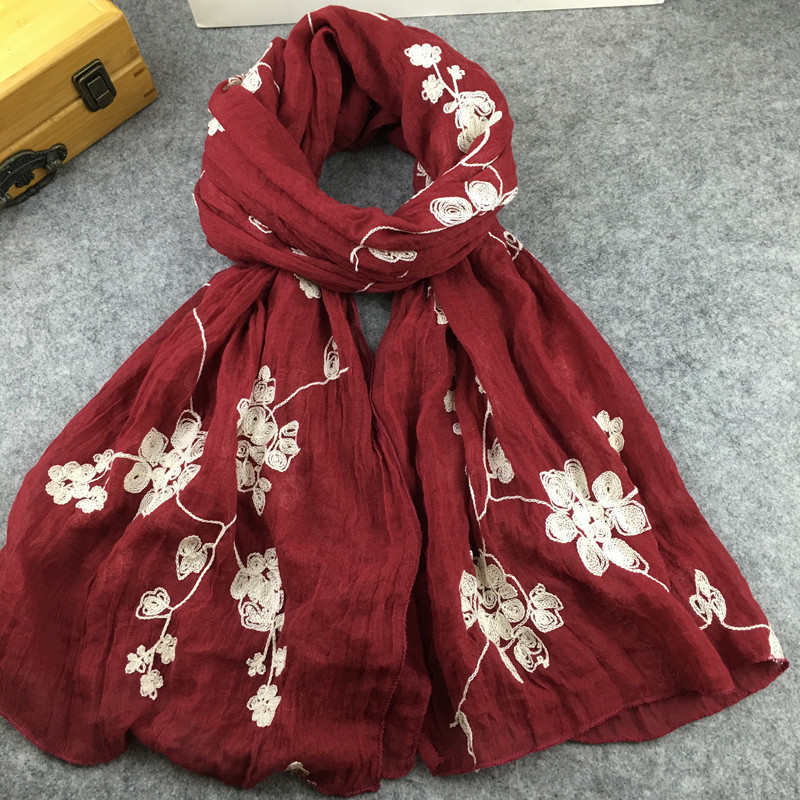 Birçok Renk Etnik Nakış Kadın  - Embroidery Hijab incelemesi ve fiyatı
