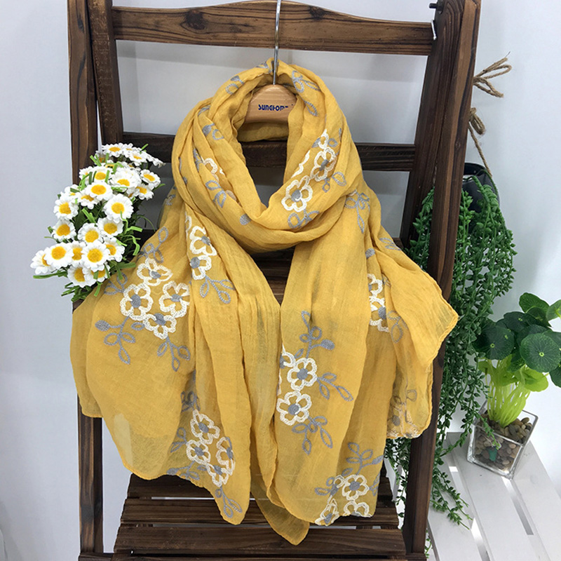 Birçok Renk Etnik Nakış Kadın  - Embroidery Hijab incelemesi ve fiyatı