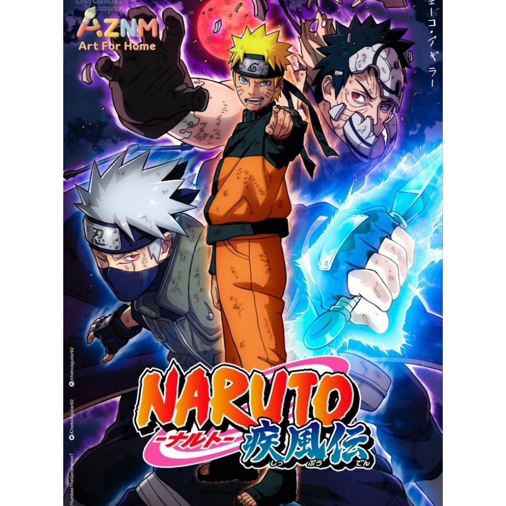 Çerçevesiz 1 adet Naruto Sınıf - Embroidery Painting incelemesi ve fiyatı