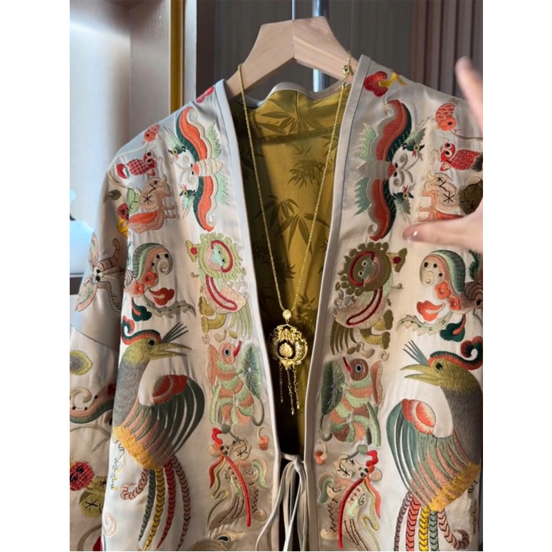 Yeni Çin Tarzı Kimono Hırka Ce - Embroidery A incelemesi ve fiyatı