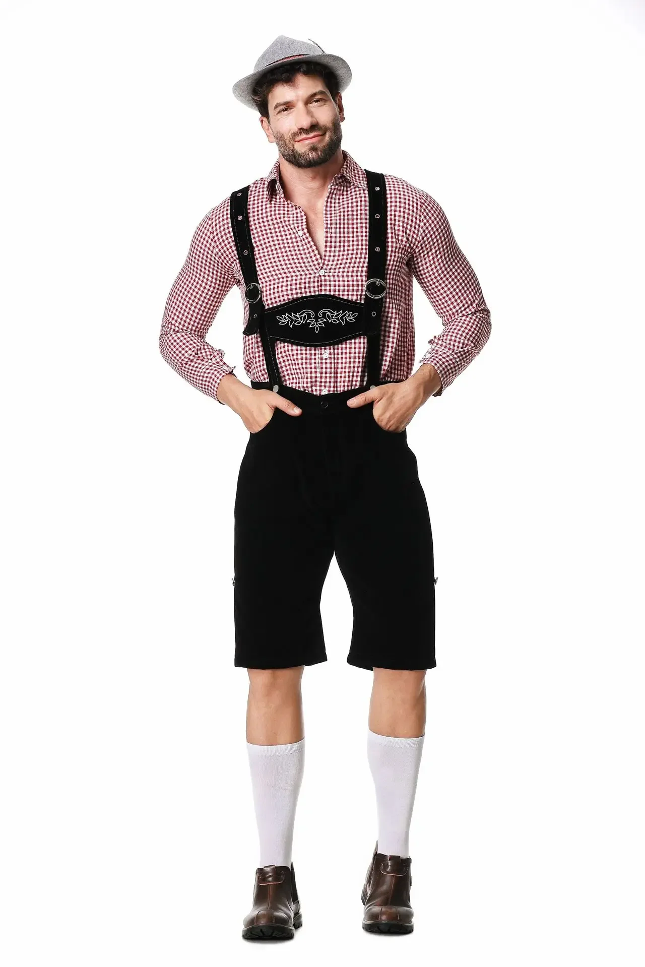 Almanya Münih Geleneksel Oktob - Embroidery Men Shirt incelemesi ve fiyatı