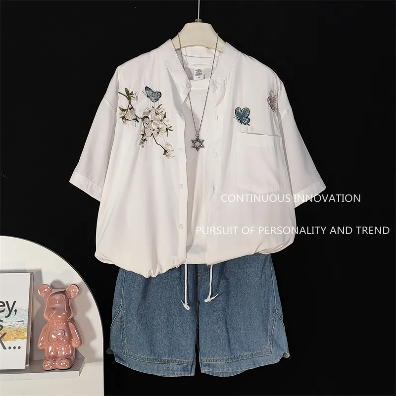 Erkek 3 Parça Takım Çin Tarzı  - Embroidery Men Shirt incelemesi ve fiyatı