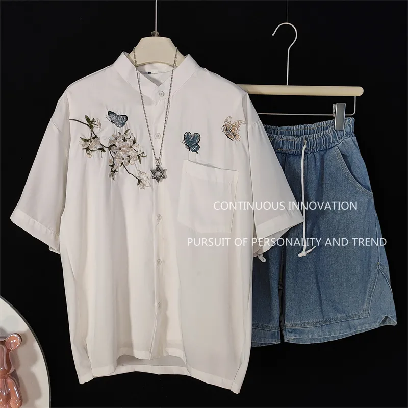 Erkek 3 Parça Takım Çin Tarzı  - Embroidery Men Shirt incelemesi ve fiyatı