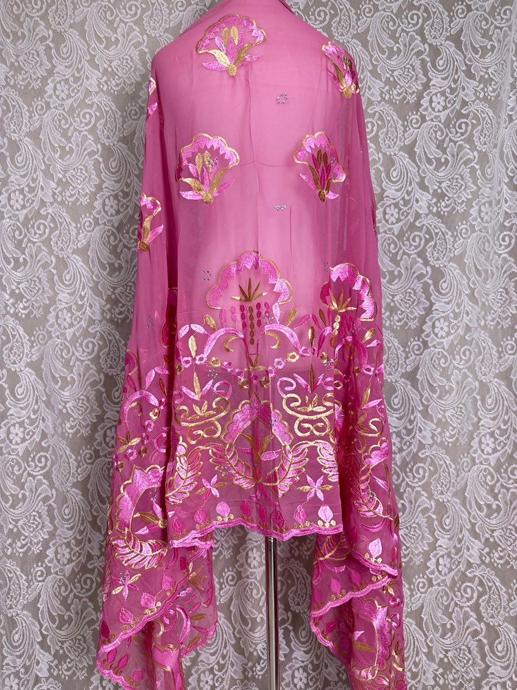 Afrika Müslüman Başörtüsü Topt - Embroidery Pashmina incelemesi ve fiyatı