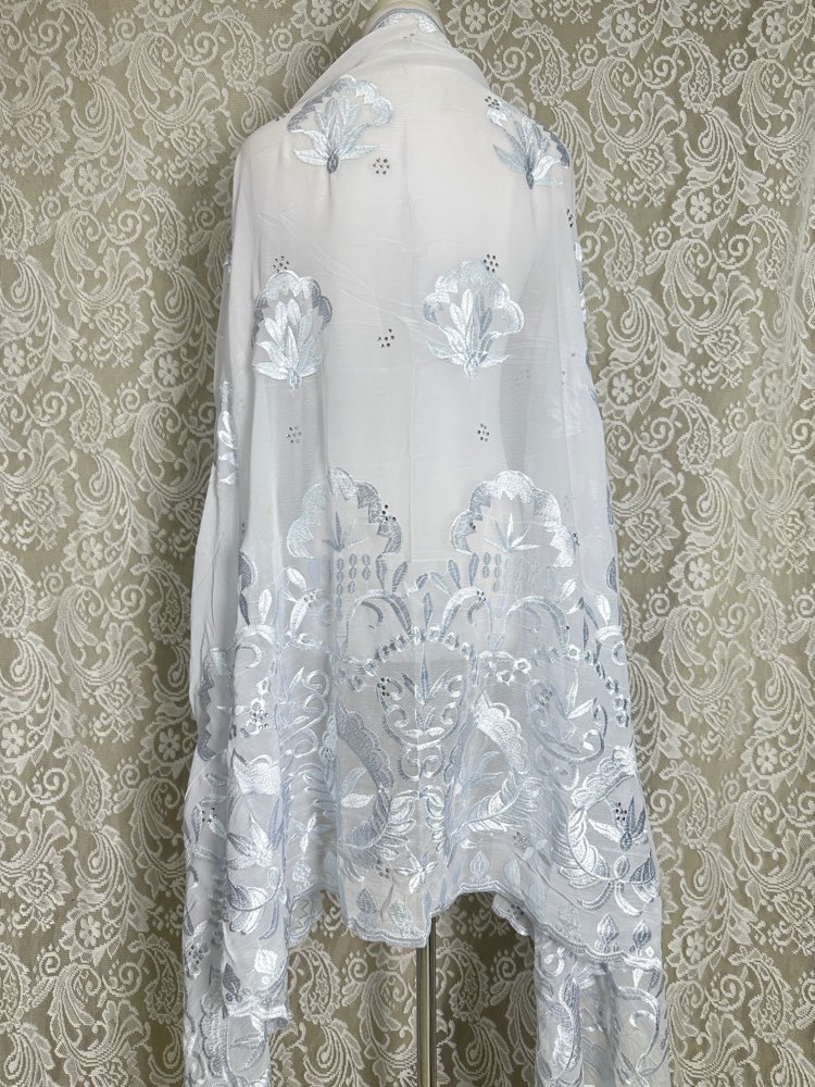 Afrika Müslüman Başörtüsü Topt - Embroidery Pashmina incelemesi ve fiyatı