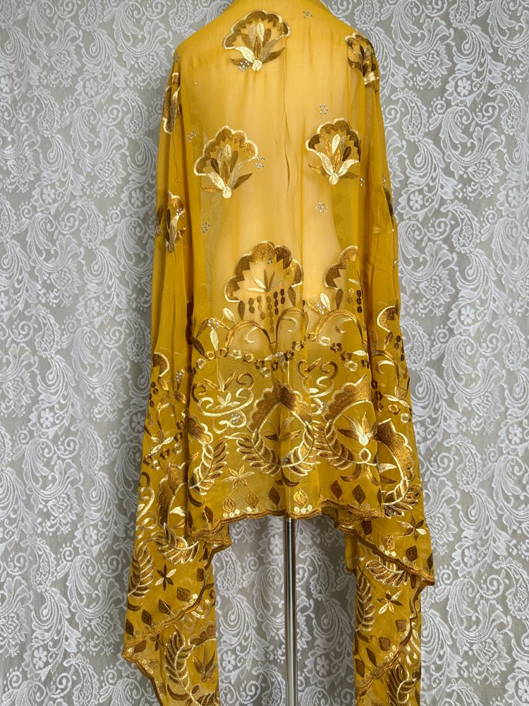 Afrika Müslüman Başörtüsü Topt - Embroidery Pashmina incelemesi ve fiyatı