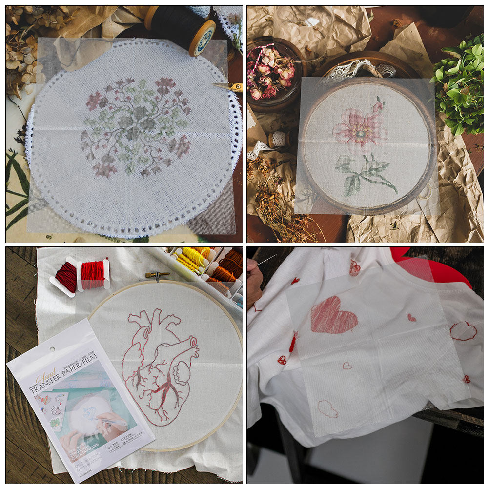 8 adet suda çözünür nakış tran - Embroidery Pattern incelemesi ve fiyatı