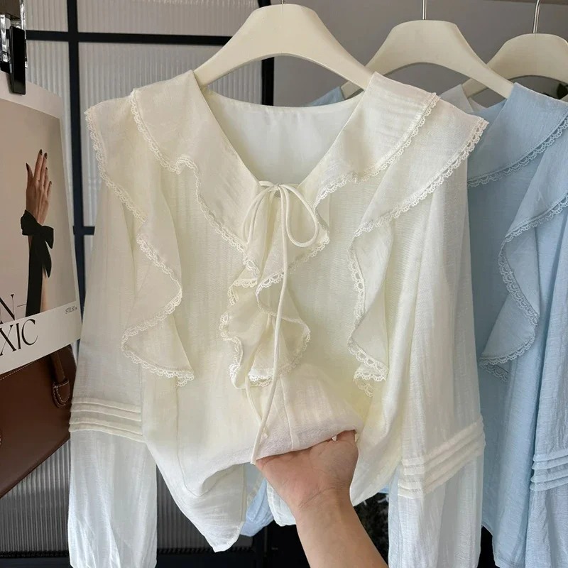 Fransız V Yaka Şık Uzun Kollu  - Embroidery A incelemesi ve fiyatı