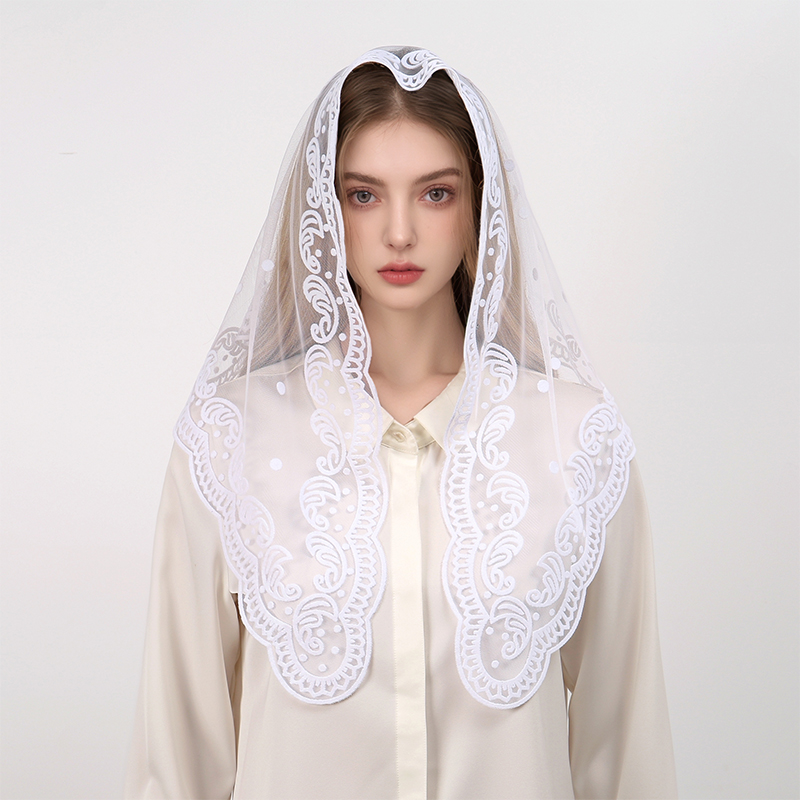 1 adet kadın zarif düz renk me - Embroidery Hijab incelemesi ve fiyatı